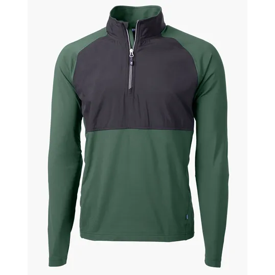 Adapt Recycled Soft Knit Stretch Men's Hybrid Quarter Zip Pullover — view 24