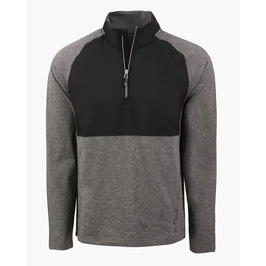 Adapt Recycled Soft Knit Stretch Men's Hybrid Quarter Zip Pullover — view 26