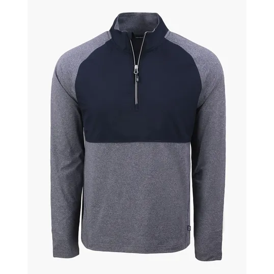 Adapt Recycled Soft Knit Stretch Men's Hybrid Quarter Zip Pullover — view 27