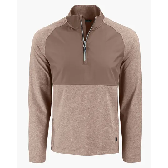 Adapt Recycled Soft Knit Stretch Men's Hybrid Quarter Zip Pullover — view 44