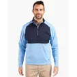 Adapt Recycled Soft Knit Stretch Men's Hybrid Quarter Zip Pullover