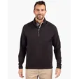 Adapt Recycled Soft Knit Stretch Men's Hybrid Quarter Zip Pullover — view 3