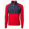 Adapt Recycled Soft Knit Stretch Men's Hybrid Quarter Zip Pullover — view 19