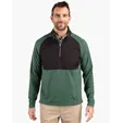 Adapt Recycled Soft Knit Stretch Men's Hybrid Quarter Zip Pullover — view 10