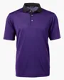 Virtue Recycled Micro Stripe Featherlight Pique Men's Polo — view 16