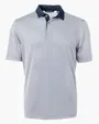 Virtue Recycled Micro Stripe Featherlight Pique Men's Polo — view 18