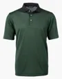Virtue Recycled Micro Stripe Featherlight Pique Men's Polo — view 19