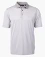Virtue Recycled Micro Stripe Featherlight Pique Men's Polo — view 20