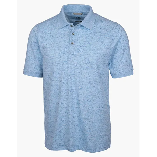 Advantage Cotton-Blend Pique Space-Dye Polo — view 8
