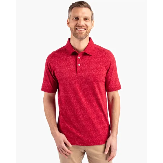 Advantage Cotton-Blend Pique Space-Dye Polo — view 2