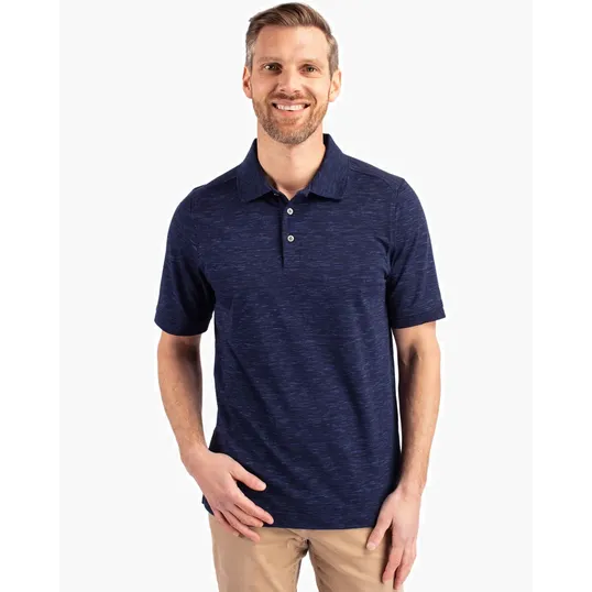 Advantage Cotton-Blend Pique Space-Dye Polo — view 4