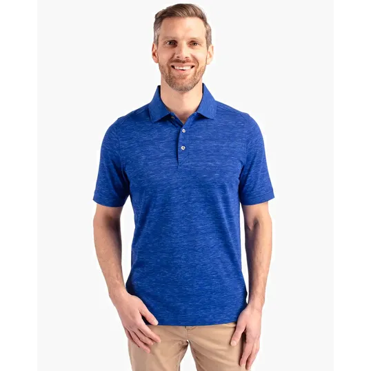 Advantage Cotton-Blend Pique Space-Dye Polo — view 5