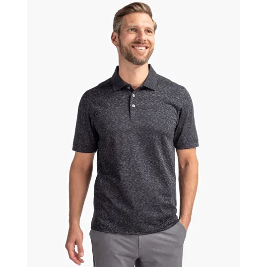 Advantage Cotton-Blend Pique Space-Dye Polo — view 6