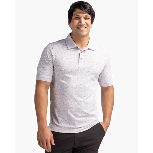 Advantage Cotton-Blend Pique Space-Dye Polo — view 7