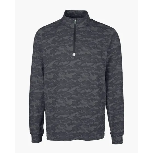 Traverse Recycled Smooth Stretch Men's Camo Quarter Zip Pullover — view 7