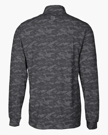 Traverse Recycled Smooth Stretch Men's Camo Quarter Zip Pullover — view 11