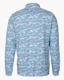 Traverse Recycled Smooth Stretch Men's Camo Quarter Zip Pullover — view 10