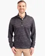 Traverse Recycled Smooth Stretch Men's Camo Quarter Zip Pullover — view 3