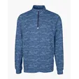 Traverse Recycled Smooth Stretch Men's Camo Quarter Zip Pullover — view 8