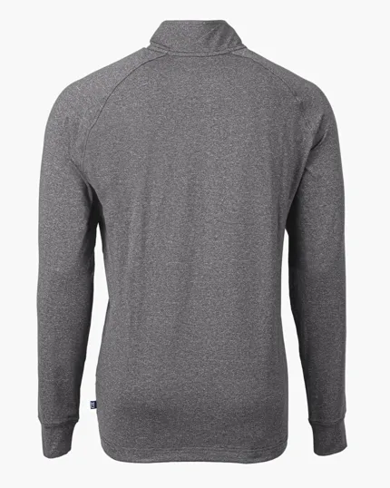 Adapt Recycled Soft Knit Stretch Men's Heathered Quarter Zip Pullover — view 20