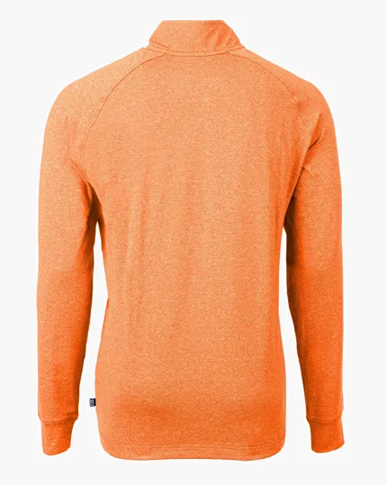 Adapt Recycled Soft Knit Stretch Men's Heathered Quarter Zip Pullover — view 21