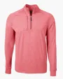 Adapt Recycled Soft Knit Stretch Men's Heathered Quarter Zip Pullover — view 14