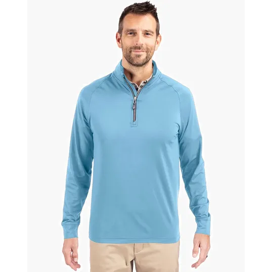 Adapt Recycled Soft Knit Stretch Men's Quarter Zip Pullover