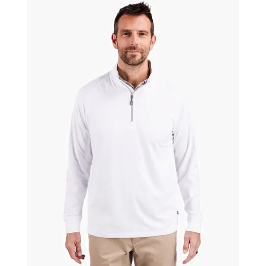 Adapt Recycled Soft Knit Stretch Men's Quarter Zip Pullover — view 14