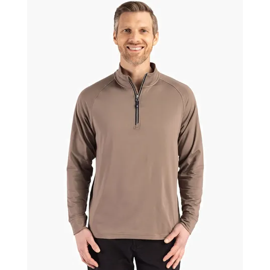 Adapt Recycled Soft Knit Stretch Men's Quarter Zip Pullover — view 47