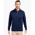 Adapt Recycled Soft Knit Stretch Men's Quarter Zip Pullover — view 7