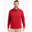 Adapt Recycled Soft Knit Stretch Men's Quarter Zip Pullover — view 9