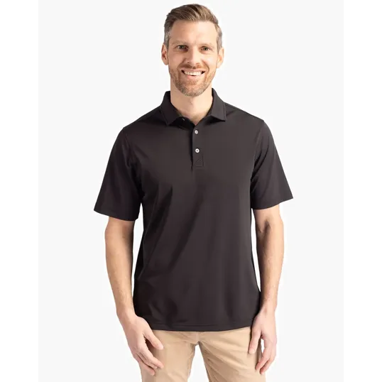 Virtue Recycled Featherlight Pique Men's Polo — view 2