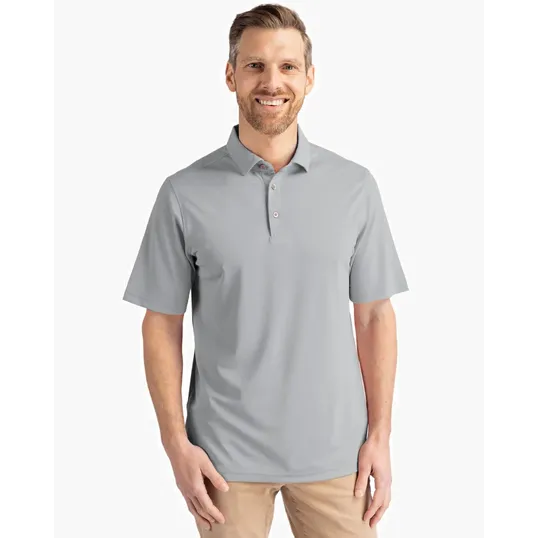 Virtue Recycled Featherlight Pique Men's Polo — view 13