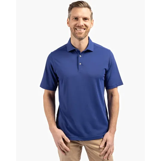 Virtue Recycled Featherlight Pique Men's Polo — view 15