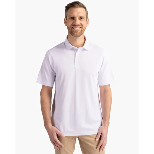 Virtue Recycled Featherlight Pique Men's Polo — view 16