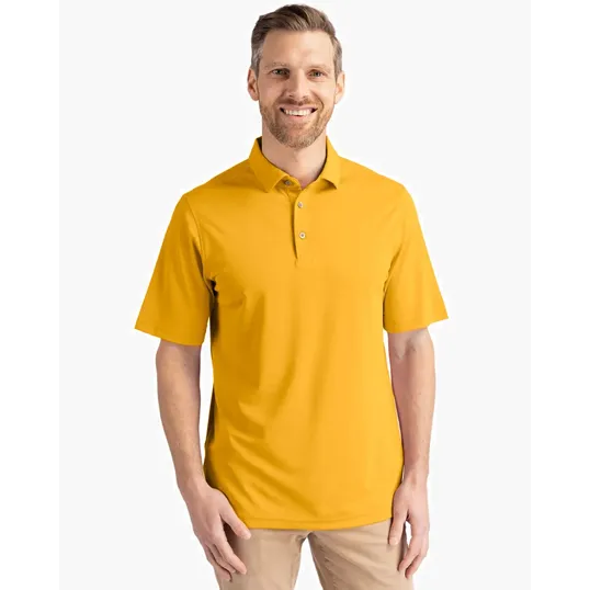 Virtue Recycled Featherlight Pique Men's Polo — view 17