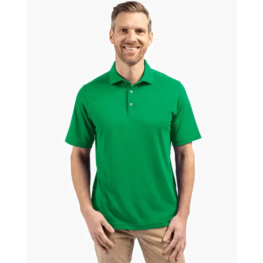 Virtue Recycled Featherlight Pique Men's Polo — view 18