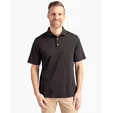 Virtue Recycled Featherlight Pique Men's Polo — view 2
