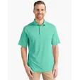 Virtue Recycled Featherlight Pique Men's Polo — view 8