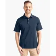 Virtue Recycled Featherlight Pique Men's Polo — view 11