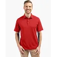Virtue Recycled Featherlight Pique Men's Polo — view 12