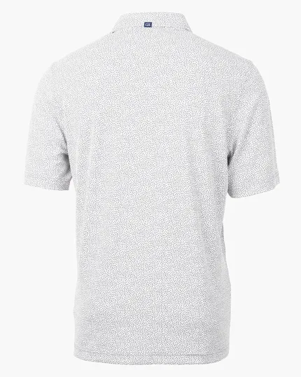 Virtue Recycled Botanical Print Featherlight Pique Men's Polo — view 22