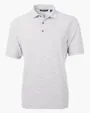 Virtue Recycled Botanical Print Featherlight Pique Men's Polo — view 14