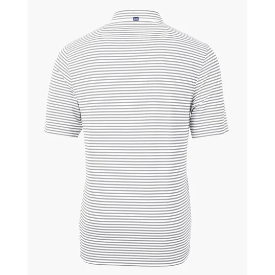 Virtue Recycled Stripe Featherlight Pique Men's Polo — view 49