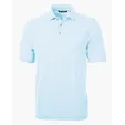 Virtue Recycled Stripe Featherlight Pique Men's Polo — view 20
