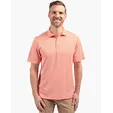 Virtue Recycled Stripe Featherlight Pique Men's Polo — view 6