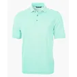Virtue Recycled Stripe Featherlight Pique Men's Polo — view 28