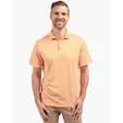 Virtue Recycled Stripe Featherlight Pique Men's Polo — view 12