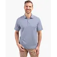 Virtue Recycled Stripe Featherlight Pique Men's Polo — view 14