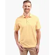 Virtue Recycled Stripe Featherlight Pique Men's Polo — view 16